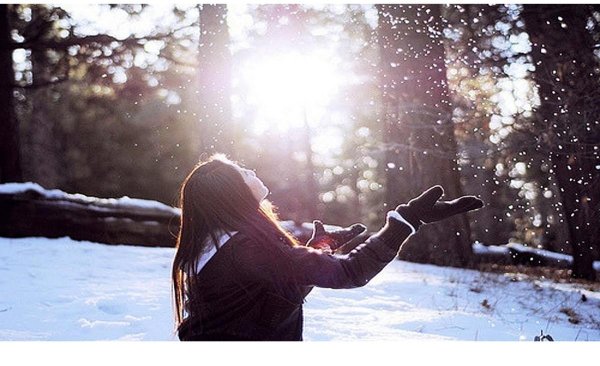 Брюнетки со спины зима