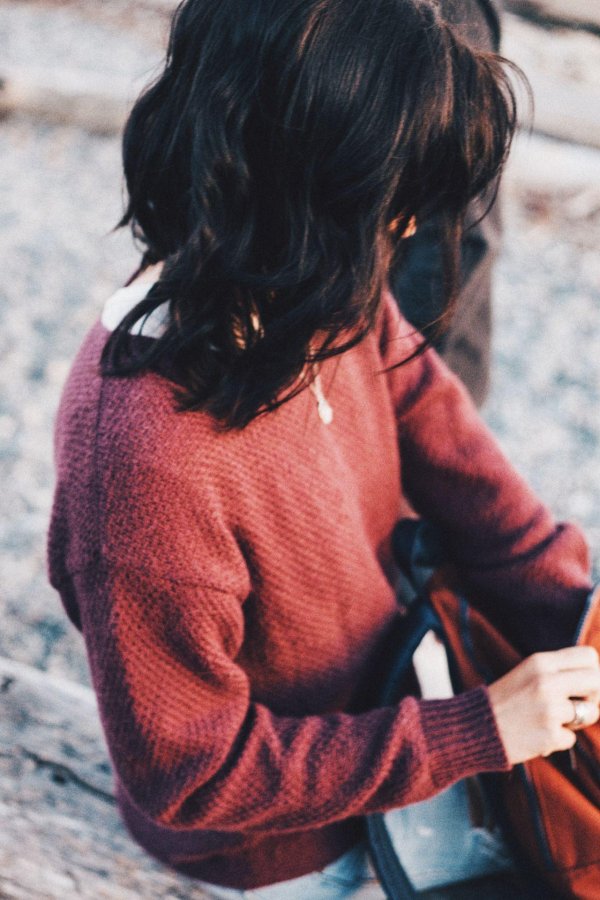 Брюнетки со спины зима