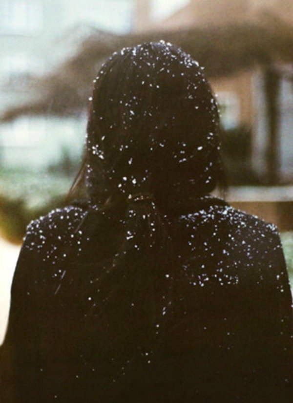 Брюнетки со спины зима