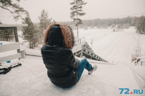 Брюнетки со спины зима