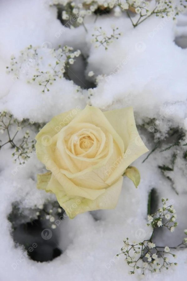 Розы зима с пожеланиями