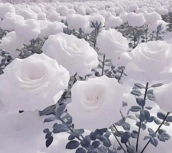 Розы зима с пожеланиями