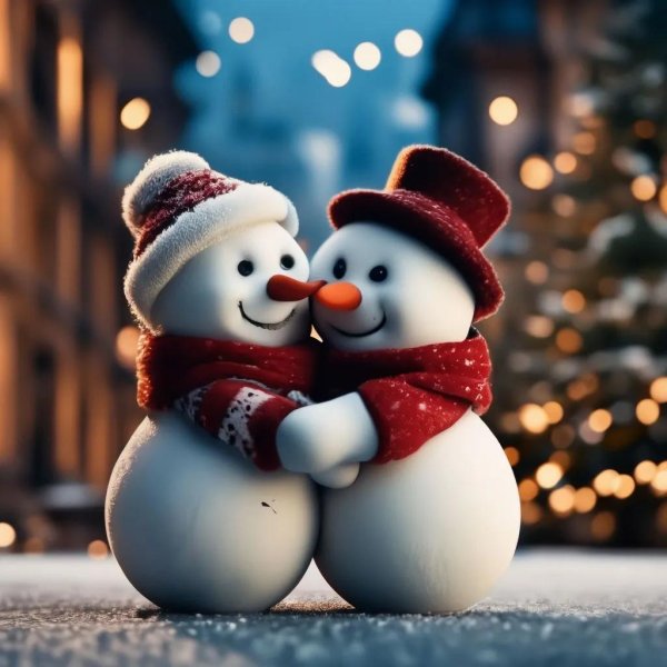 Вечер зима необычные добрый обнимашки