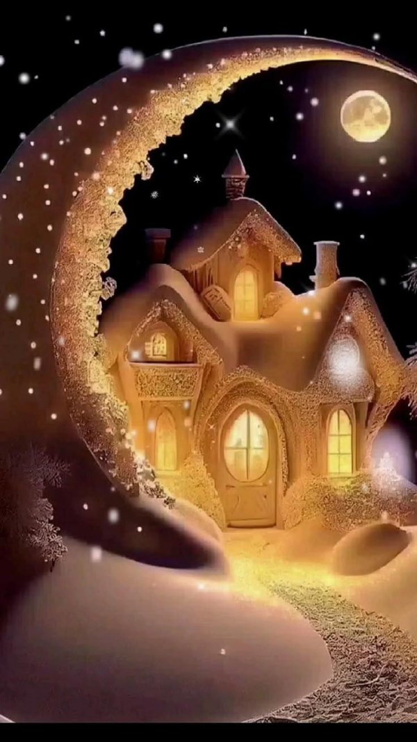 Вечер зима необычные добрый обнимашки