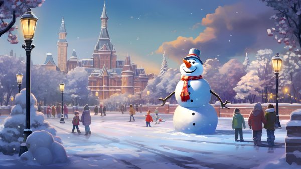 На рабочий стол зима новый год