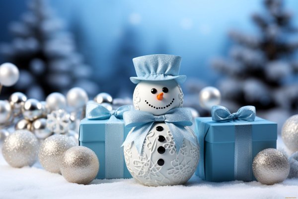 На рабочий стол зима новый год