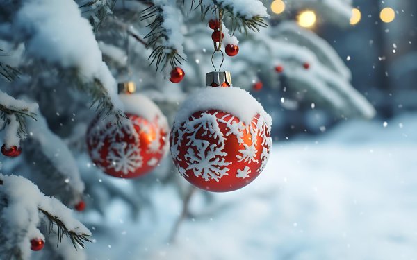 На рабочий стол зима новый год