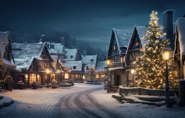 На рабочий стол зима новый год