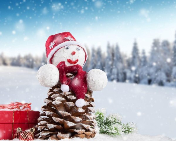 На рабочий стол зима новый год