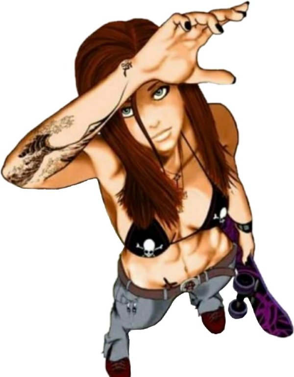 Девушка хулиганка