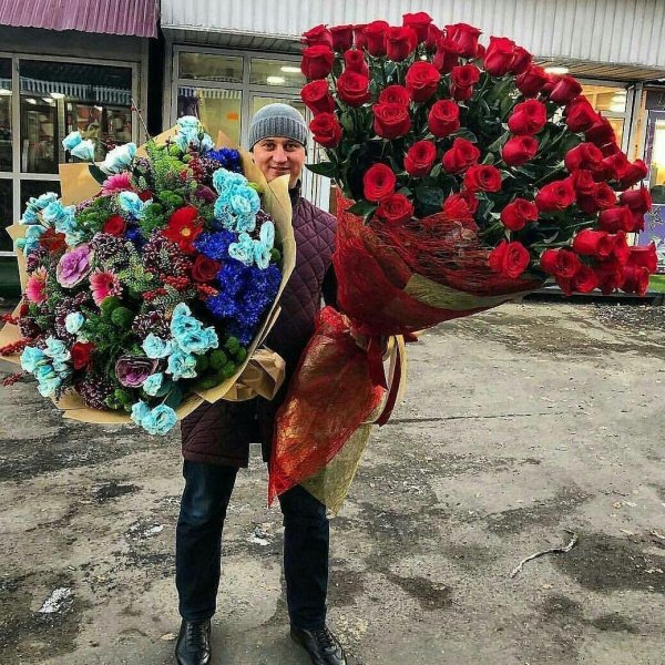 метровая роза