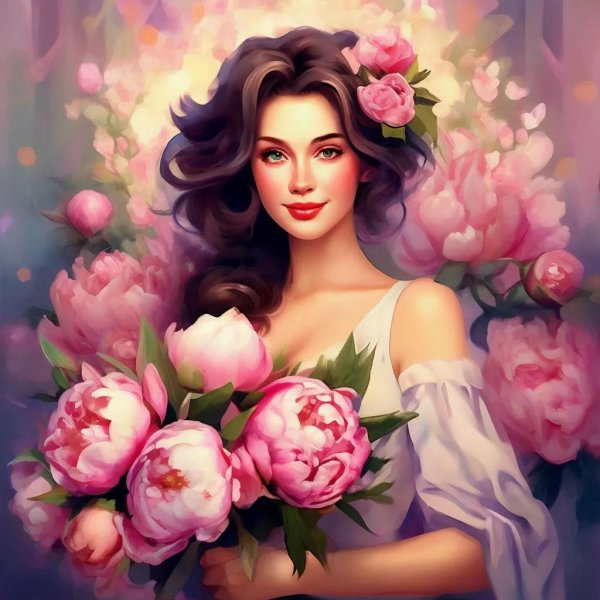 красивая женщина