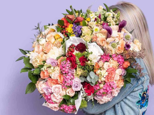 модные букеты