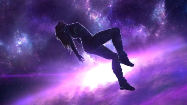 Девушка и космос