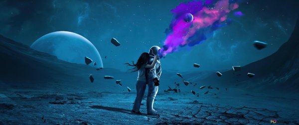 Девушка и космос