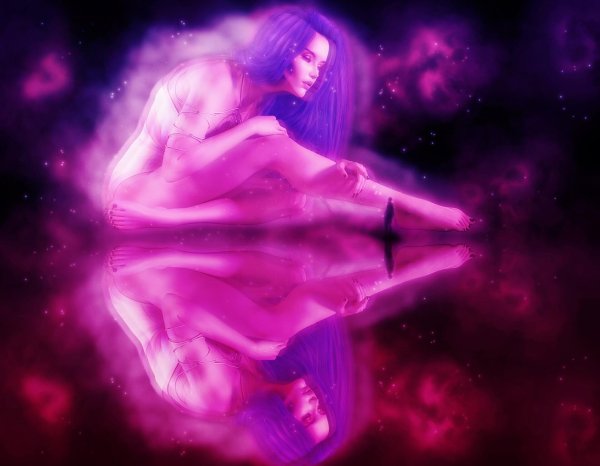 Девушка и космос