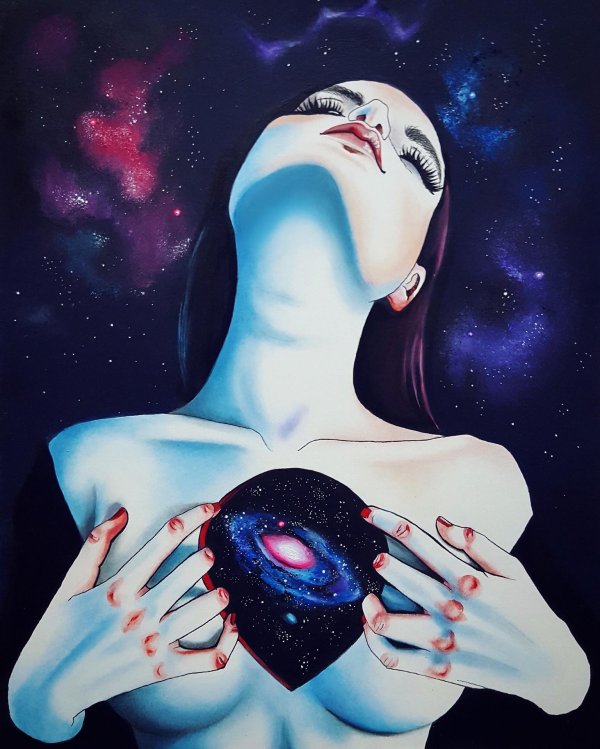 Девушка и космос