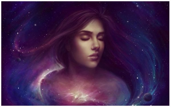 Девушка и космос