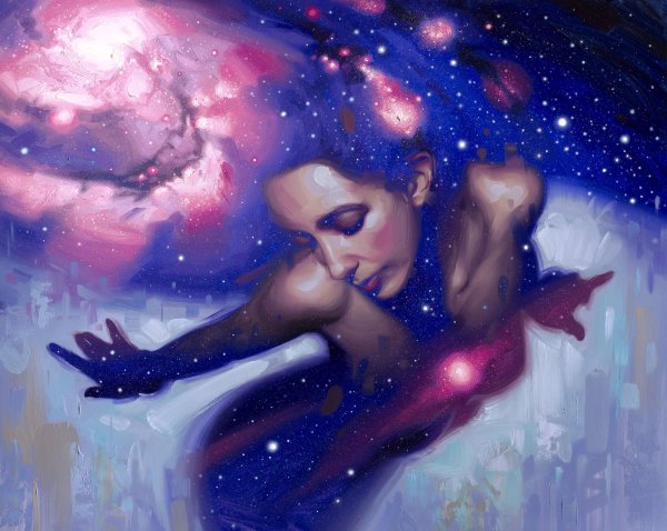 Девушка и космос