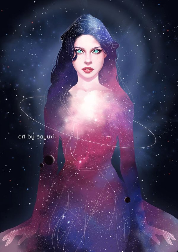 Девушка и космос