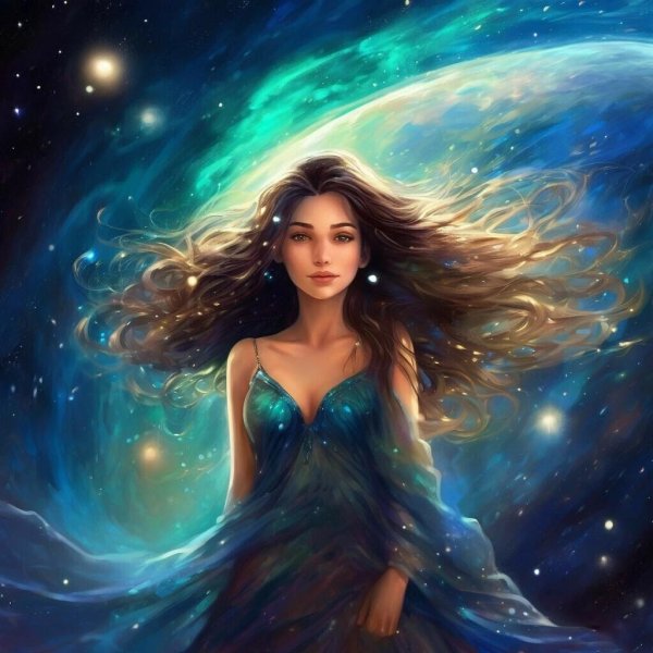 Девушка и космос