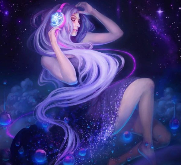 Девушка и космос