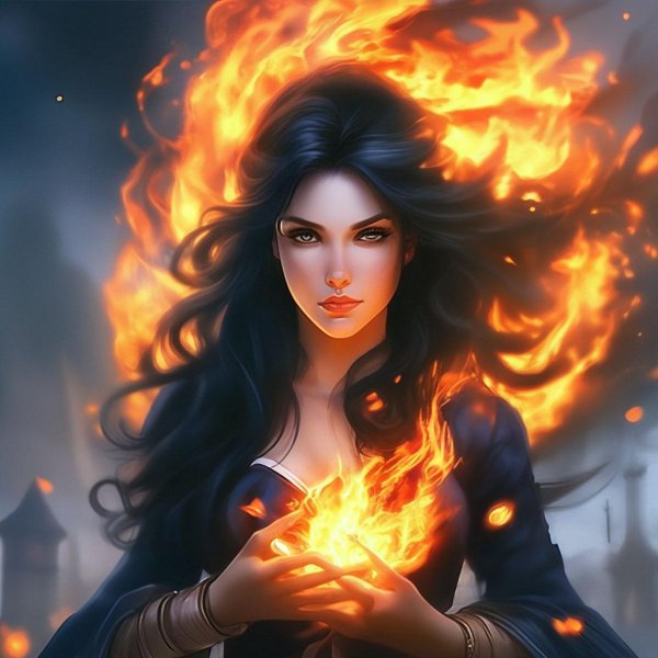 Огненная девушка