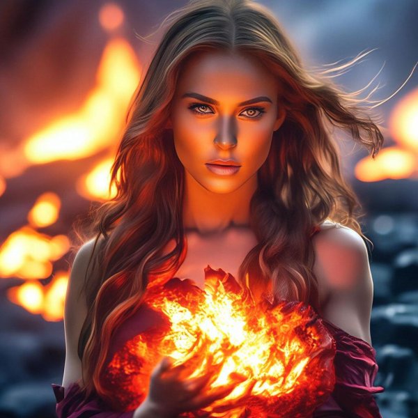 Огненная девушка