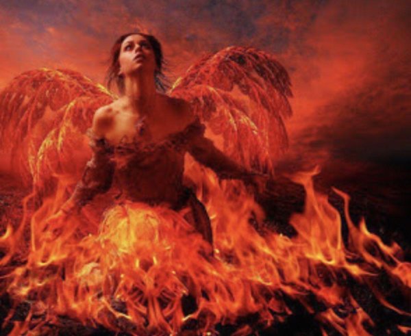 Огненная девушка