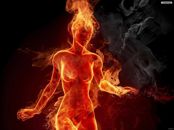 Огненная девушка