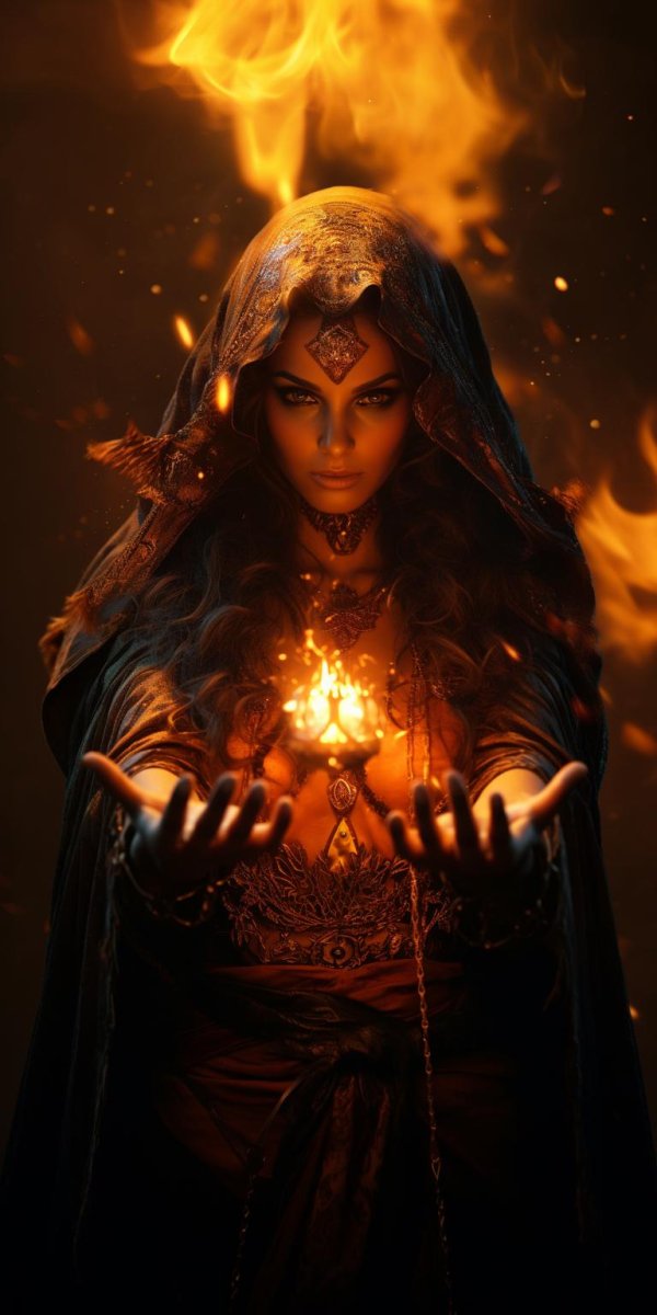 Огненная девушка