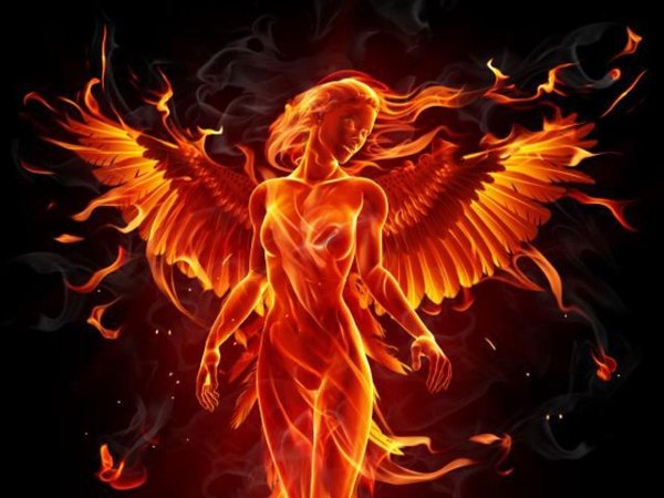 Огненная девушка