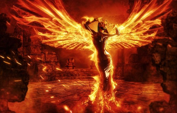 Огненная девушка