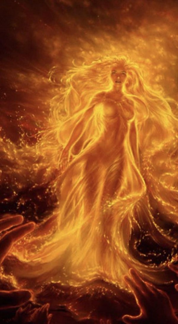 Огненная девушка