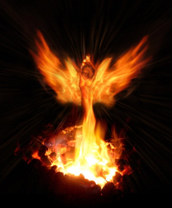 Огненная девушка