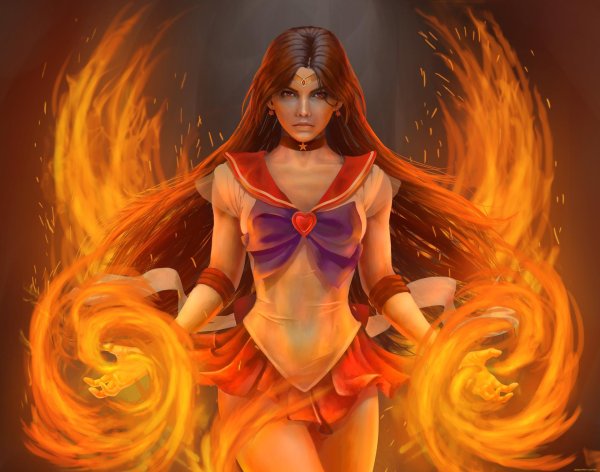 Огненная девушка