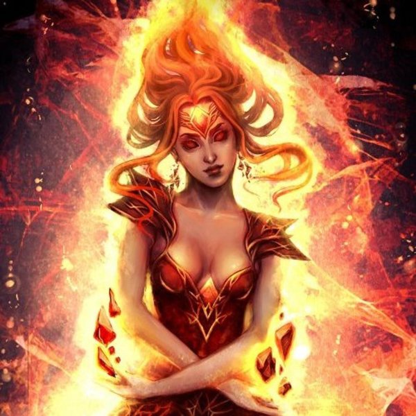Огненная девушка