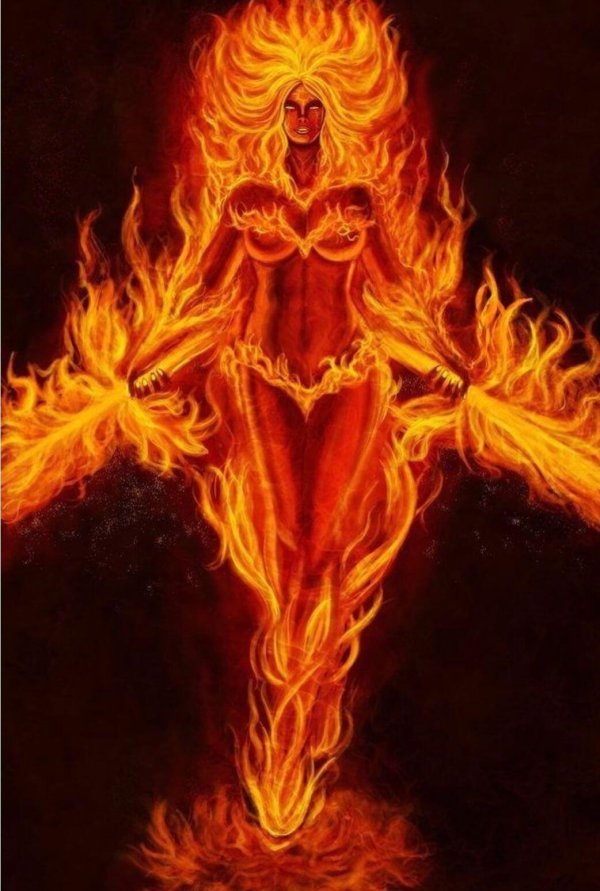 Огненная девушка