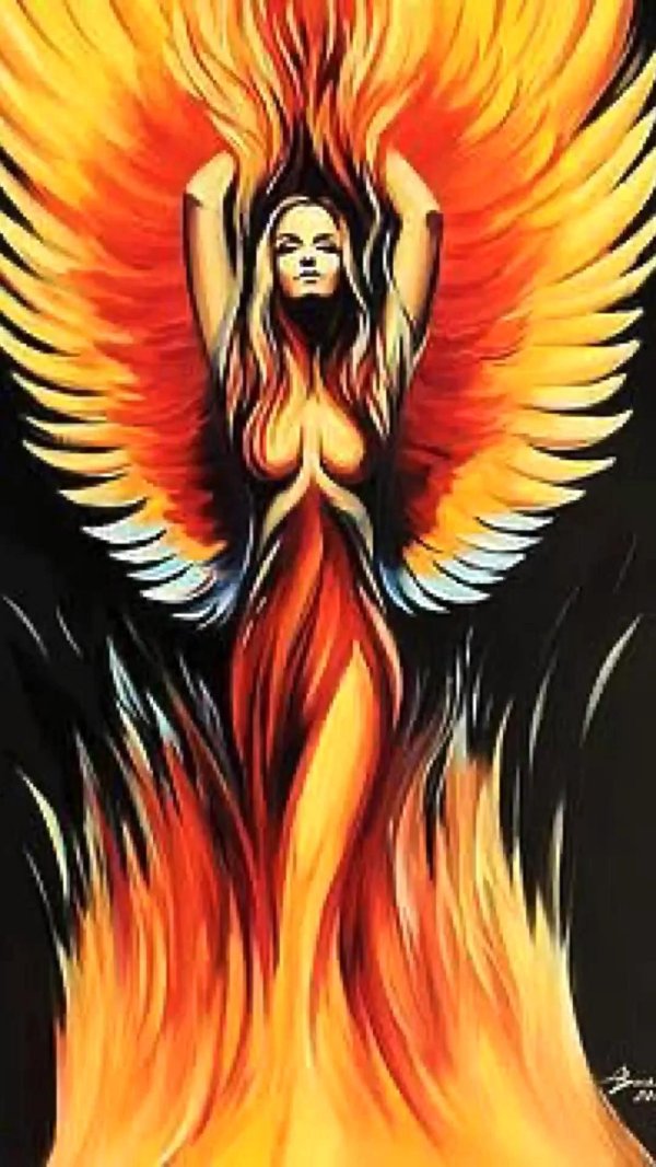 Огненная девушка