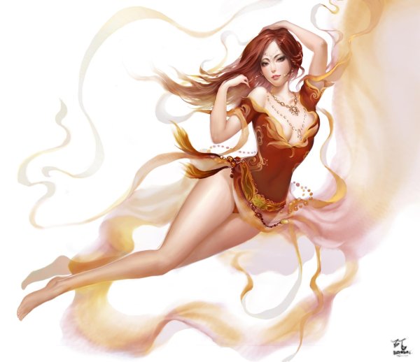 Огненная девушка