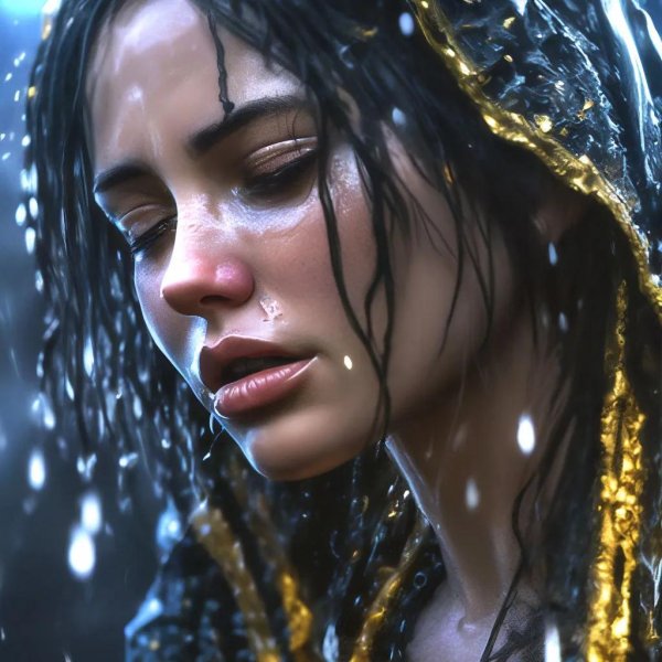 Девушка плачет