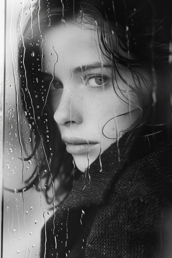 Девушка плачет