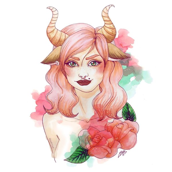 Девушка телец