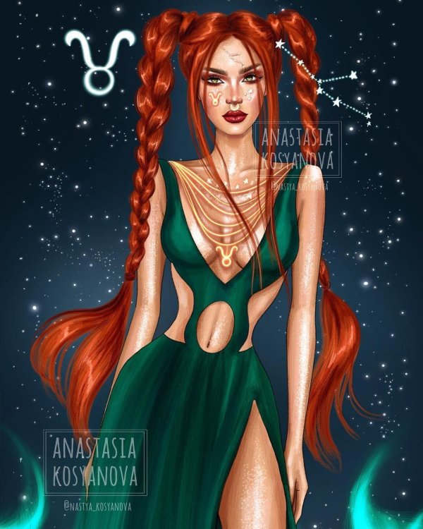 Девушка телец