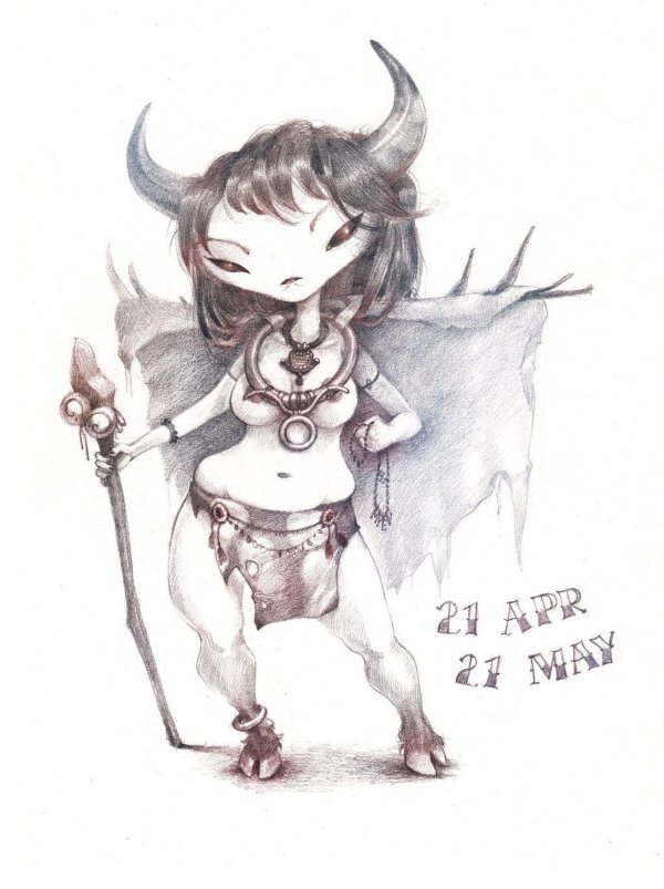 Девушка телец