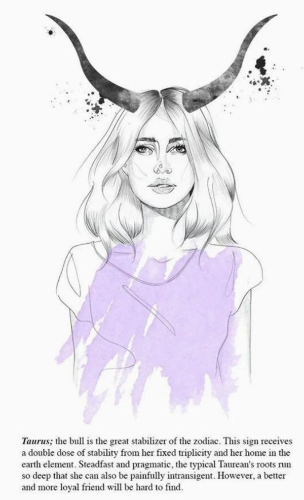 Девушка телец