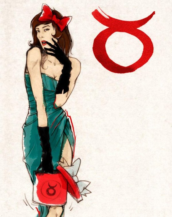 Девушка телец