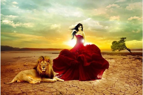 Девушка и лев