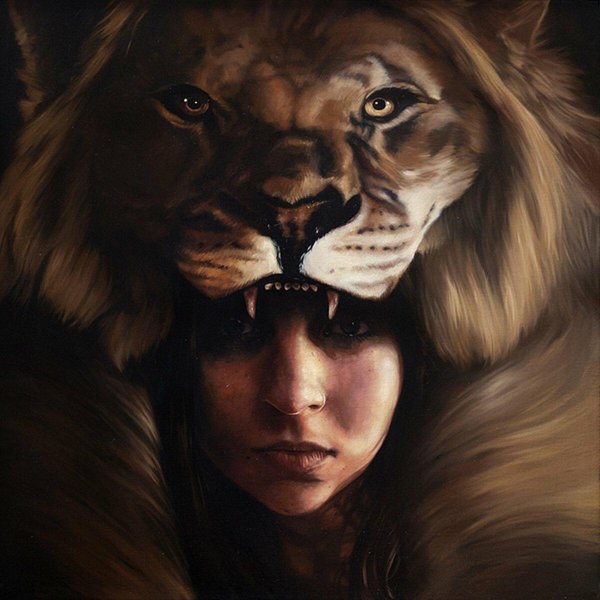 Девушка и лев