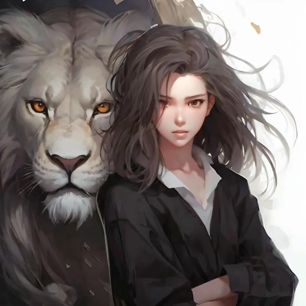 Девушка и лев